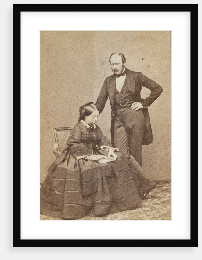 Queen Victoria and Prince Albert by John Jabez Edwin Mayall