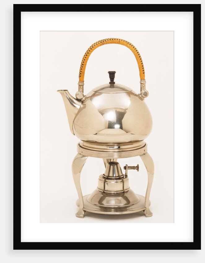Teapot, burner and stand. Germany, 1900 by Unknown