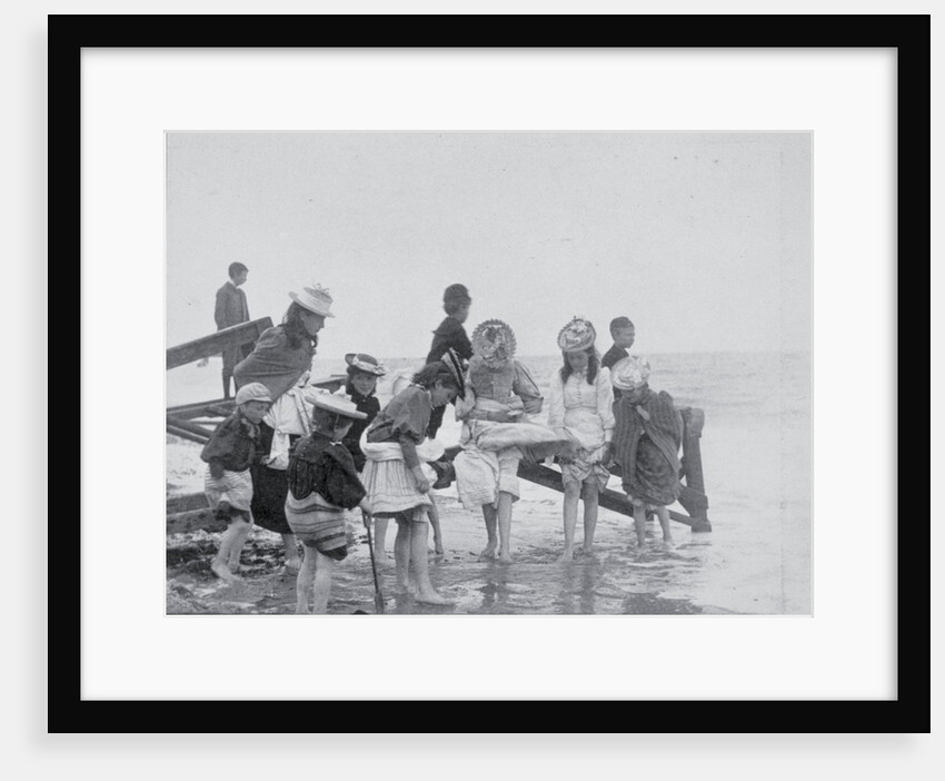 Girls Paddling at Yarmouth Beach by Paul Martin