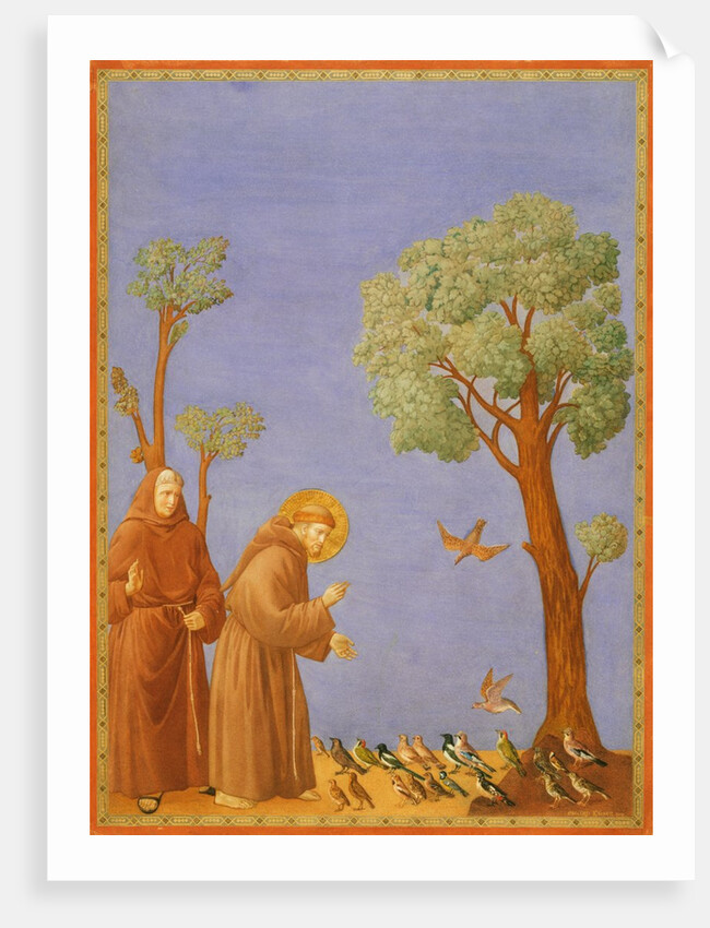 St.Francis Preaching by Edward Kaiser
