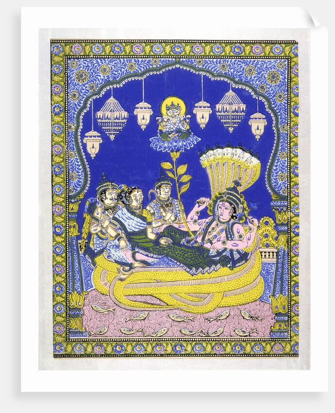 Hindoo Gods, wallpaper by Allan, Cockshut & Co by Allan