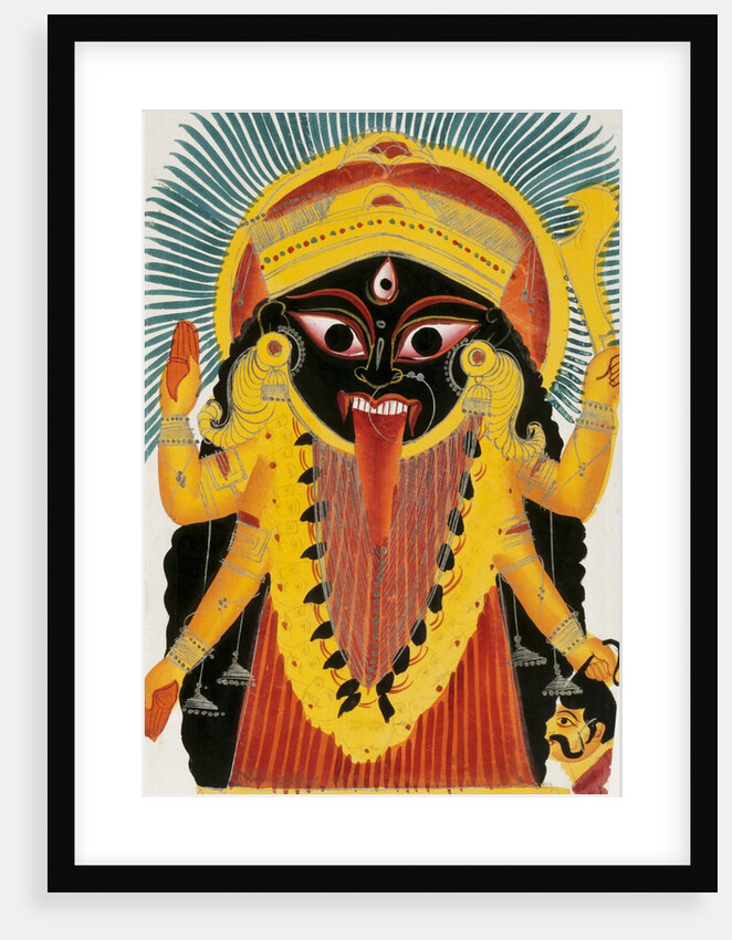 The Goddess Kali. Calcutta, India, 1845. by Unknown