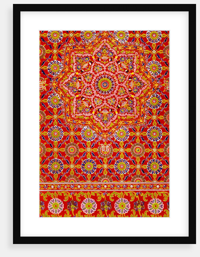 Indian embroidery, from Industrial Arts of The Nineteenth Century by Matthew Digby Wyatt