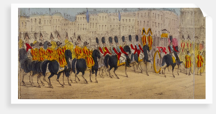 The Queen's Coronation Procession. London, England, 1838 by Joseph Robins