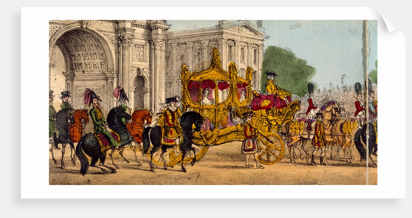 The Queen's Coronation Procession. London, England, 1838 by Joseph Robins