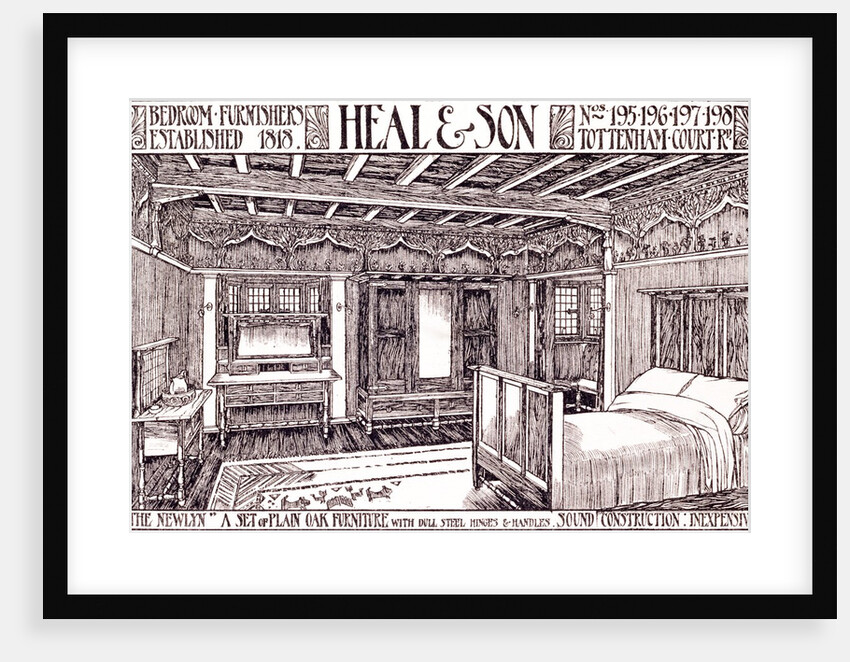 The Newlyn Set of Bedroom Furniture by Gleeson White