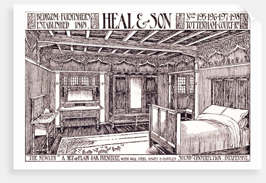 The Newlyn Set of Bedroom Furniture by Gleeson White