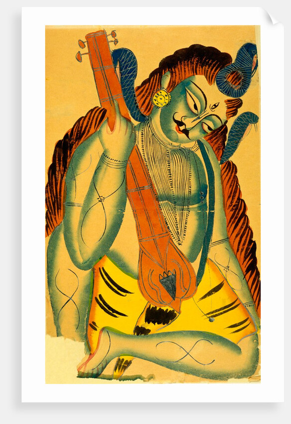 Shiva as a musician by Unknown
