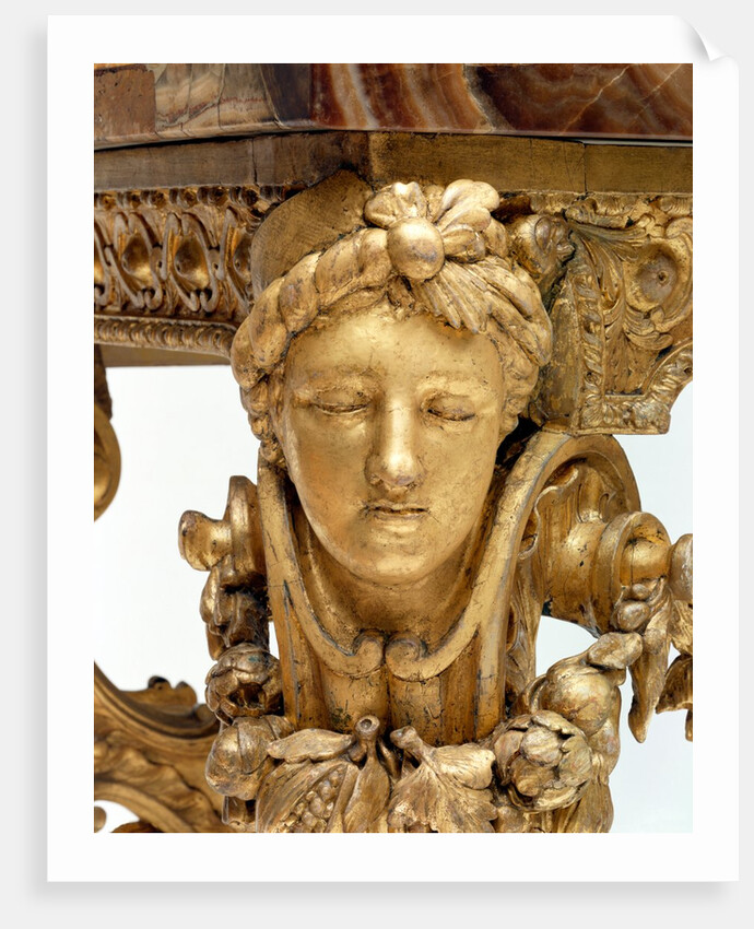 Table, detail of a side by Matthias Lock