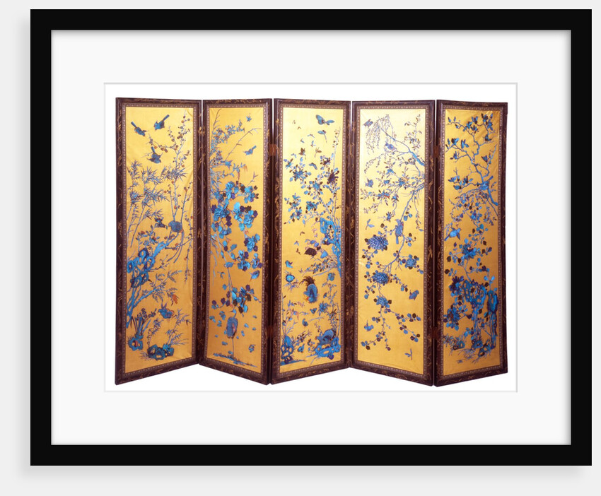 Six-fold screen by Unknown