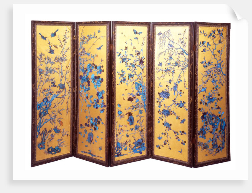 Six-fold screen by Unknown