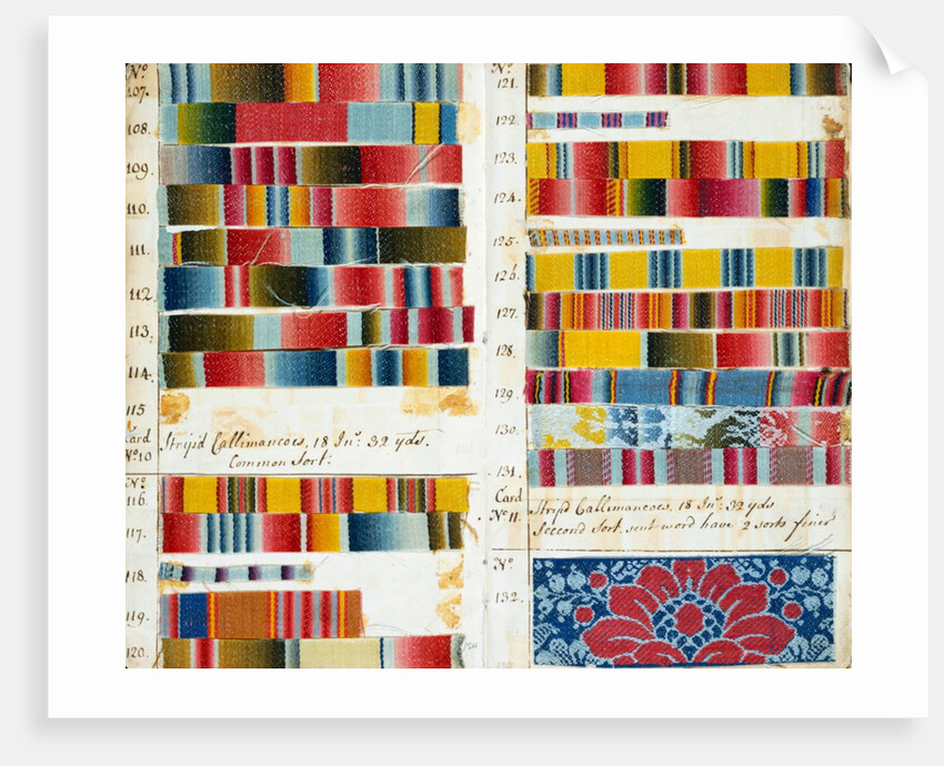 Pattern Book. Norwich, England, 1763 by John Kelly