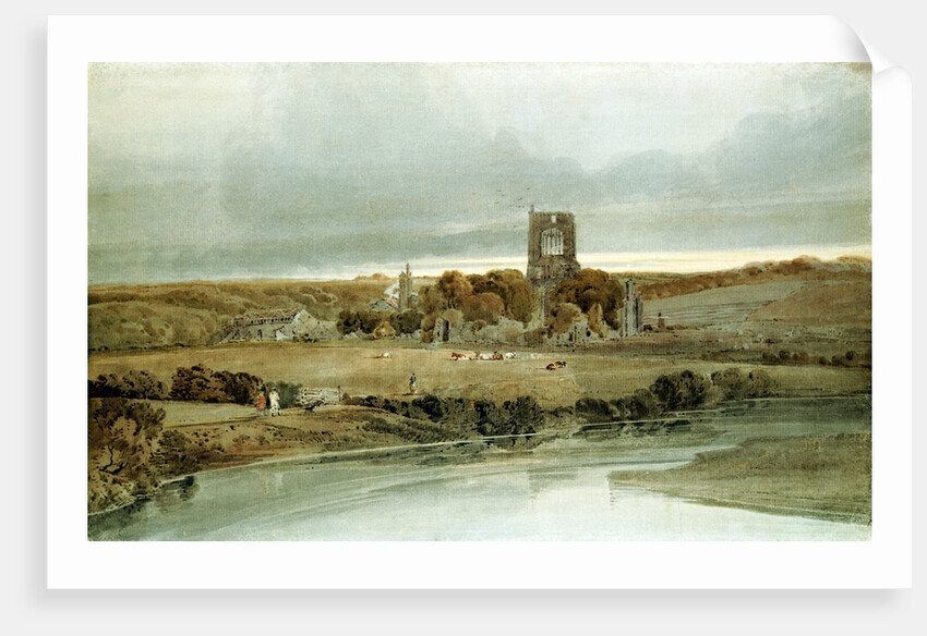 Kirkstall Abbey by Thomas Girtin