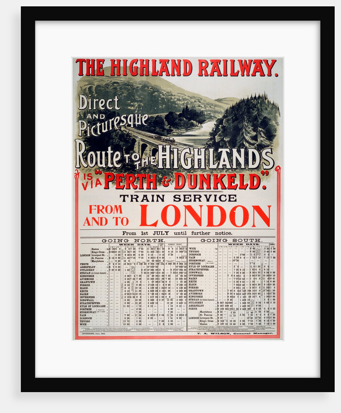 Railway Excursion Poster by unknown