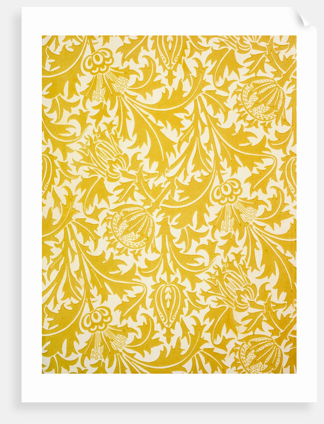 Thistle wallpaper by William Morris