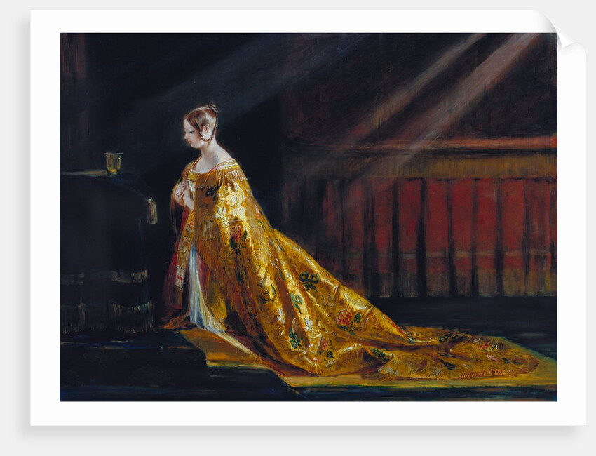 Queen Victoria in her Coronation Robes by Charles Robert Leslie