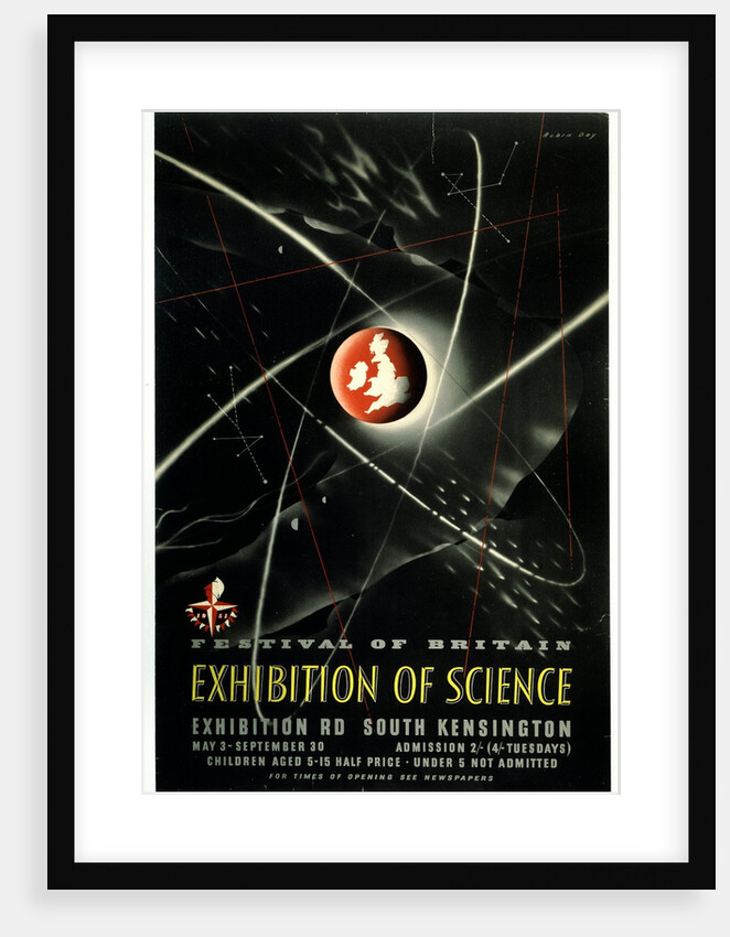 Poster for the Festival of Britain Exhibition of Science by Robin Day