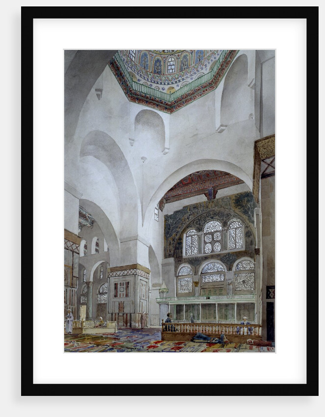 Interior of the Great Mosque of the Omeiyades, Damascus by Richard Phené Spiers