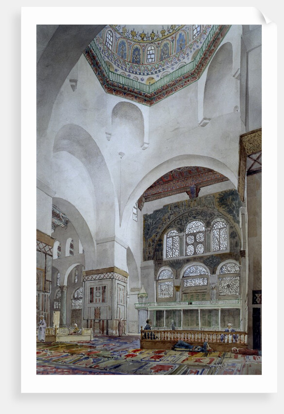Interior of the Great Mosque of the Omeiyades, Damascus by Richard Phené Spiers