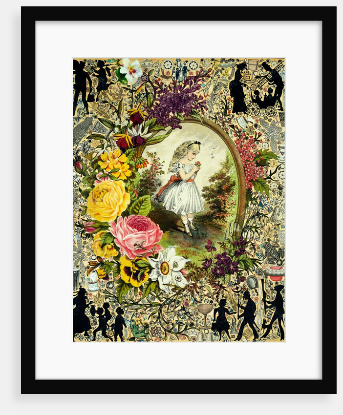 Girl Holding a Posy by Unknown