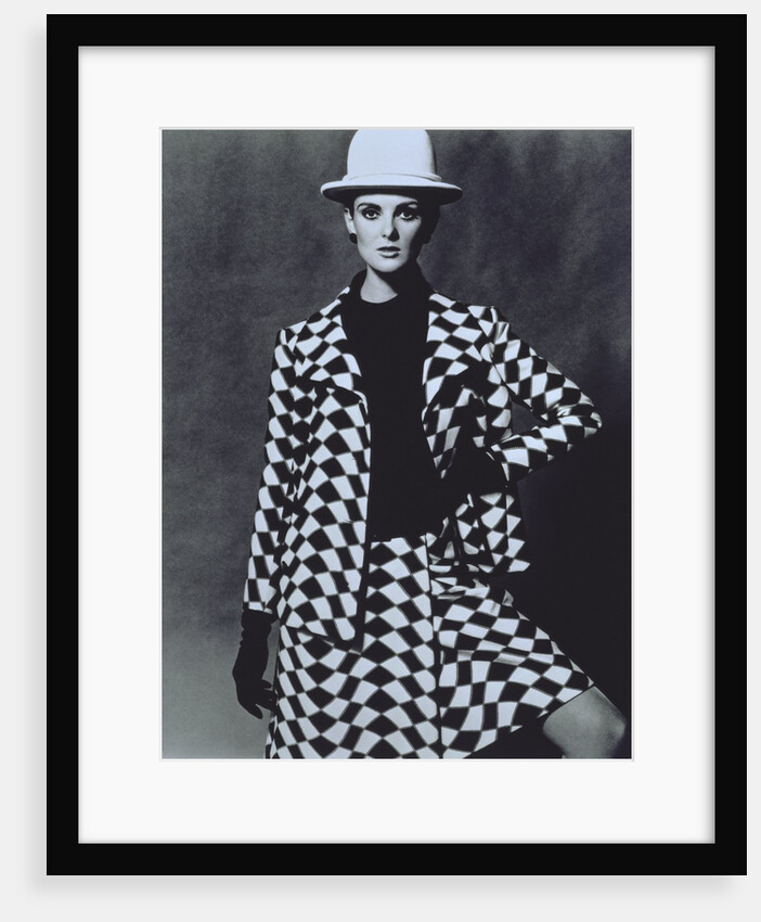 Grace Coddington in a Nina Ricci suit by John French