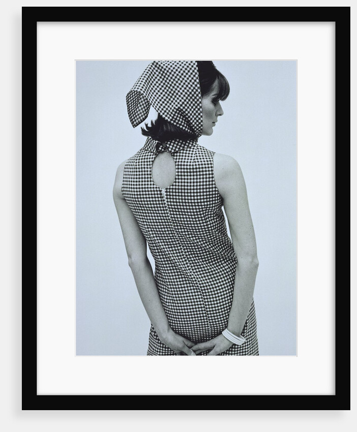 Paulene Stone in a Biba dress by John French