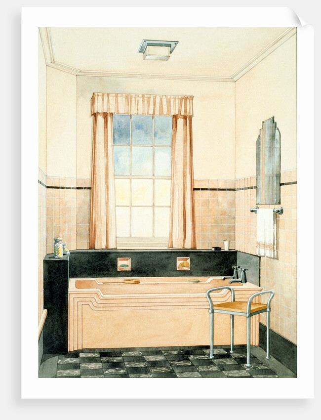 Design for a Jazz Bathroom by Unknown