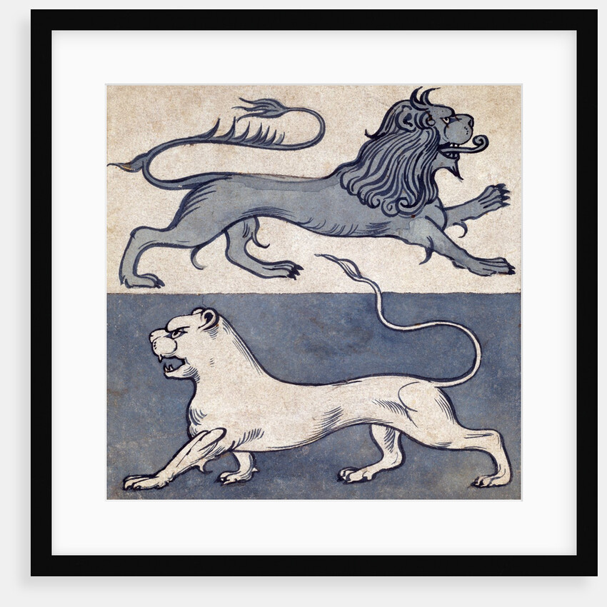 Lions by William Frend De Morgan