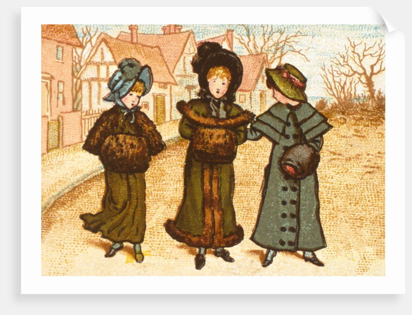 Victorian Christmas Card. England, 19th century by Anonymous