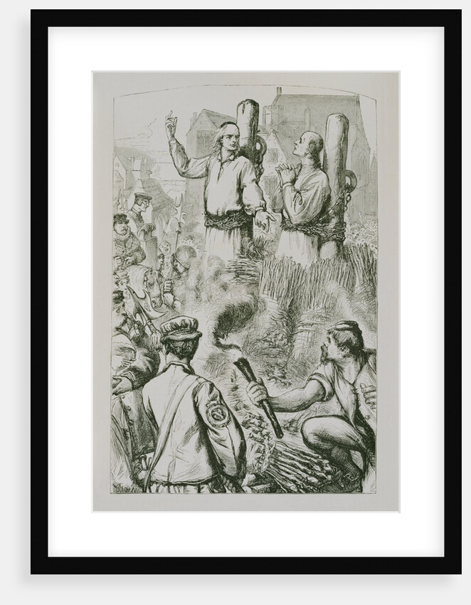 The Burning of Latimer and Ridley at Oxford by Anonymous