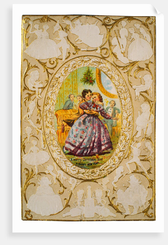 Victorian Christmas Card. England, 19th century by Anonymous