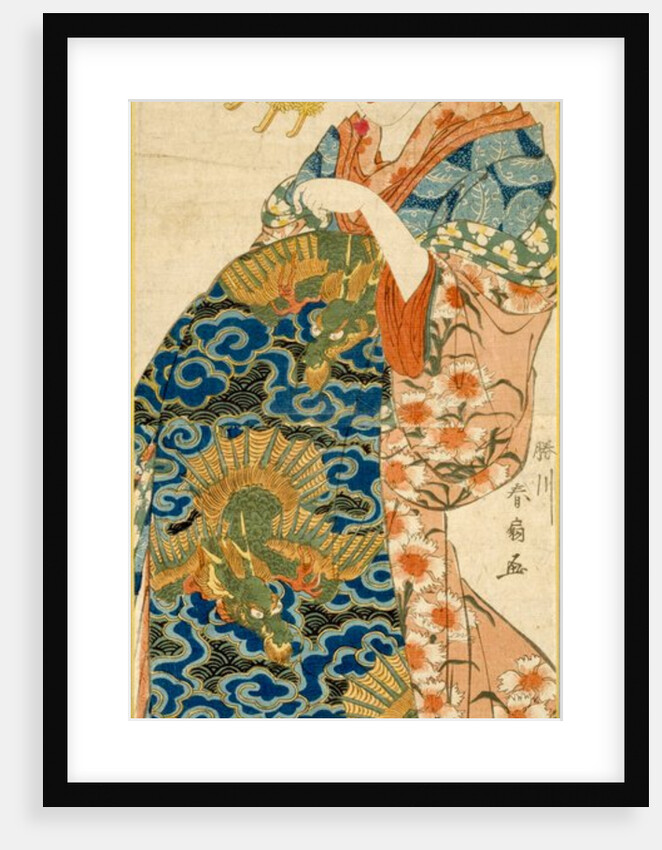Portrait of a young woman by Katsukawa Shunsen