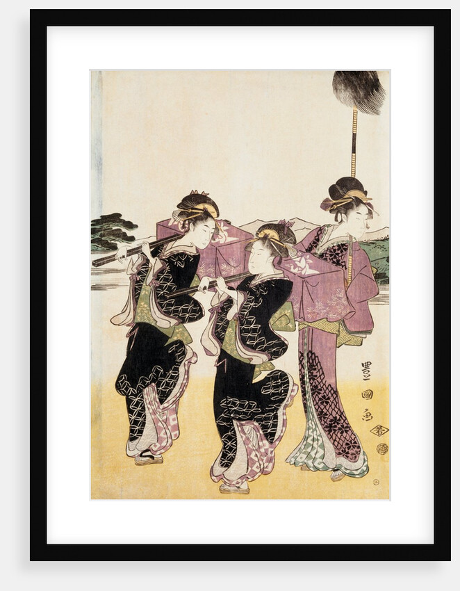 Daimijo's Travelling Procession by Utagawa Toyokuni