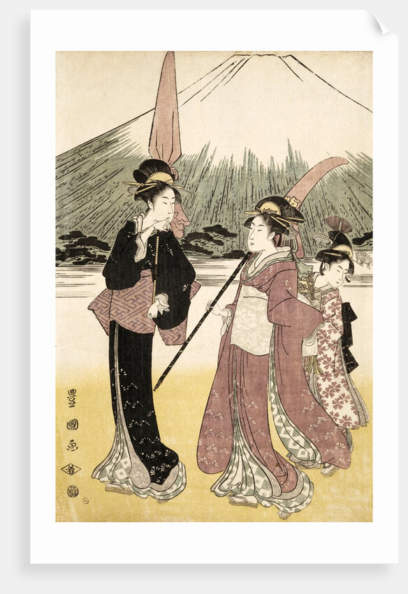 Daimijo's Travelling Procession by Utagawa Toyokuni