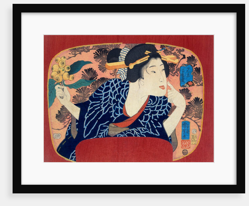 Allusion to the character Sanbaso by Utagawa Kuniyoshi