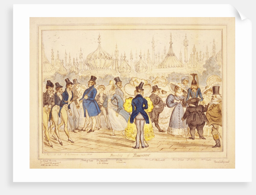 The Beauties of Brighton by Alfred Crowquill