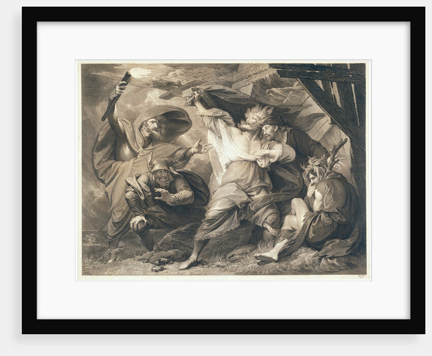 King Lear in the storm by Benjamin West