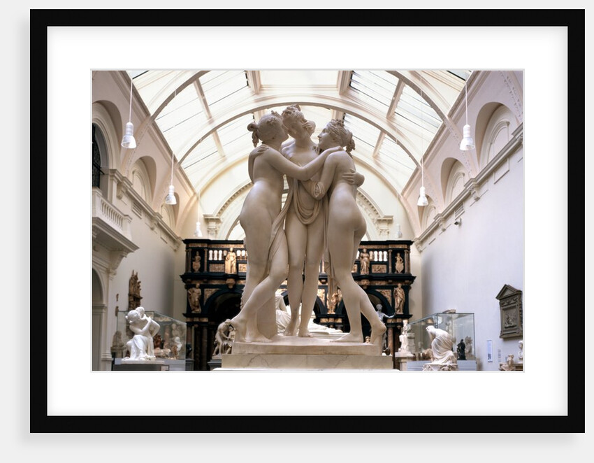The Three Graces, Sculpture Gallery at the V&A Museum by Anonymous