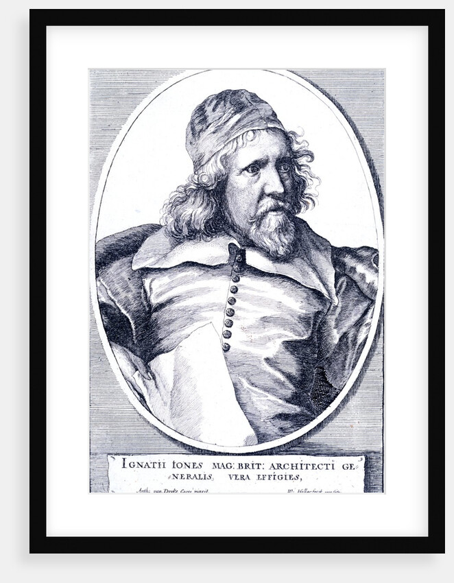 Inigo Jones by Wenceslaus Hollar