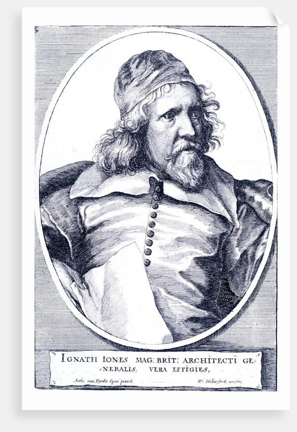 Inigo Jones by Wenceslaus Hollar