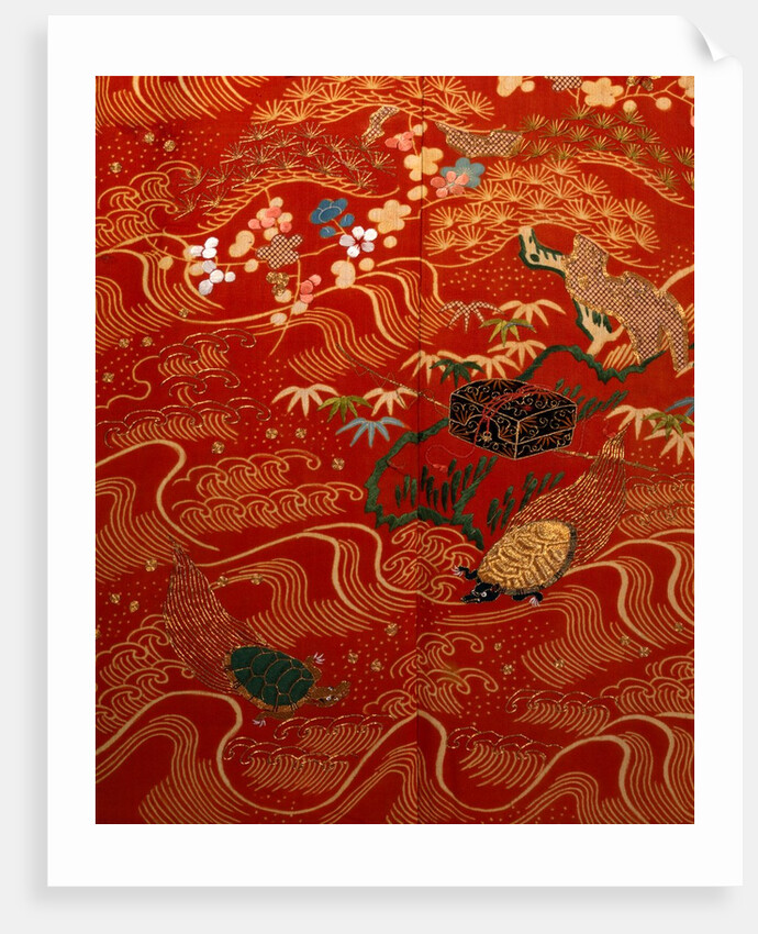 Kimono, detail. Japan, late 19th century by Unknown
