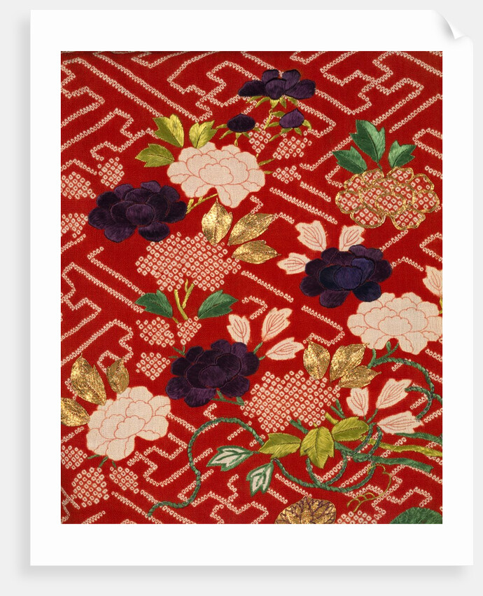 Kimono, detail. Japan, early 19th century by Unknown