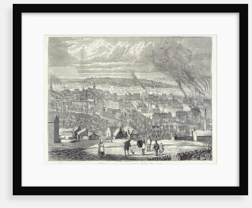 General View of Sheffield from the East by Anonymous