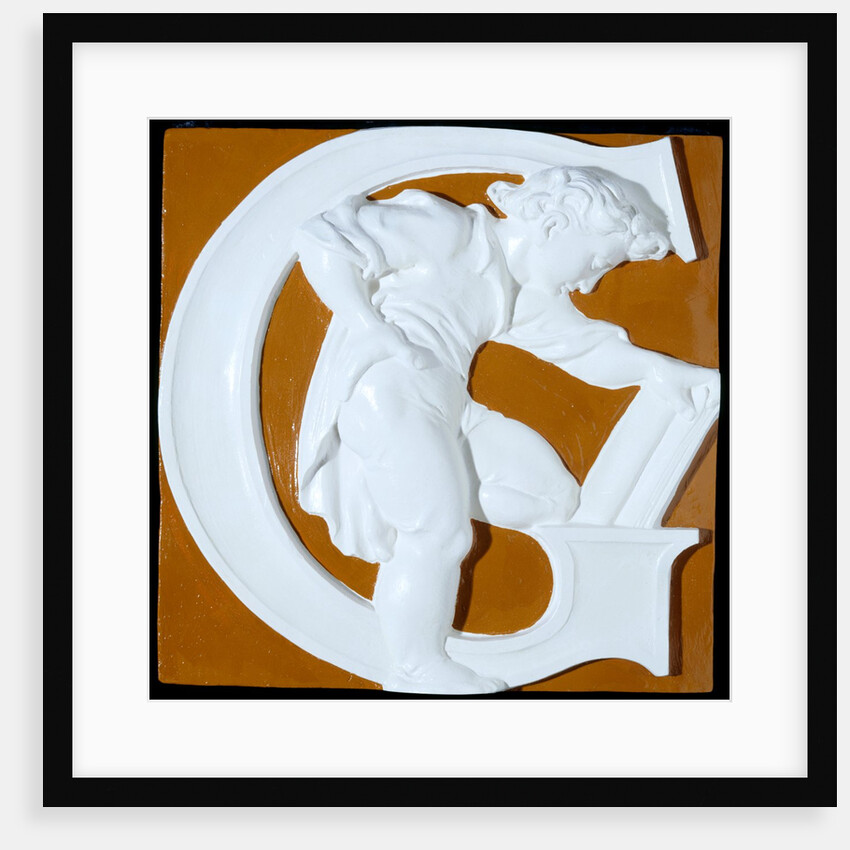 The letter G, replica Alphabet Tiles by Anonymous