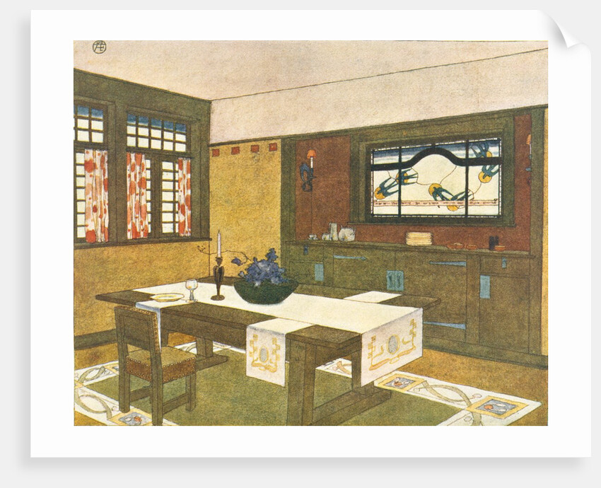 Interior of a Craftsman House by Anonymous