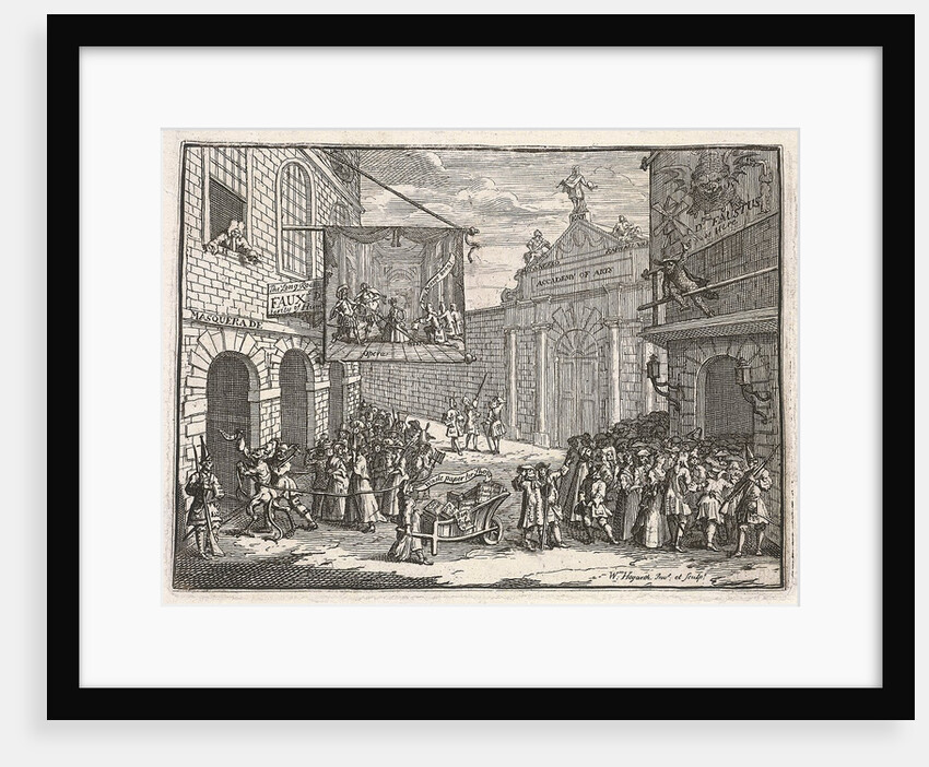 Masquerades & Operas - The Bad Taste of The Town by William Hogarth