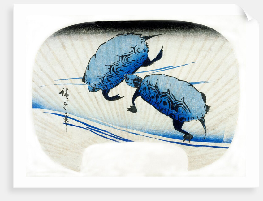 Swimming Terrapins by Utagawa Hiroshige
