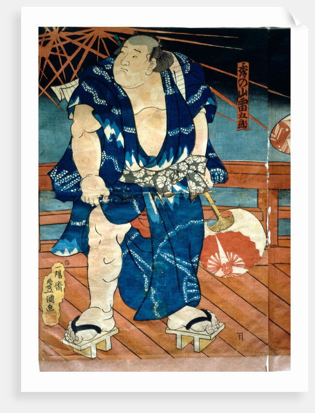 A Sumo Wrestler by Utagawa Kunisada