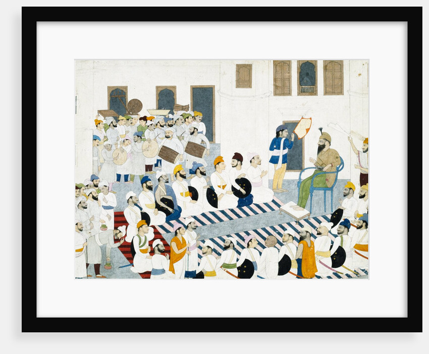 A Sikh ruler in Darbar. Guler, India, late 18th century by Unknown