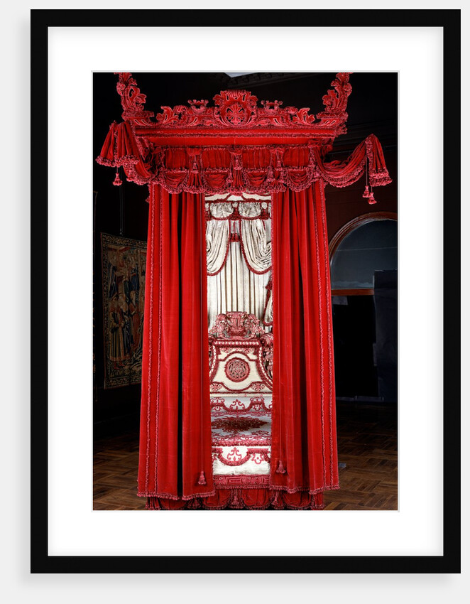 The Melville Bed. Scotland, late 17th century by Daniel Marot